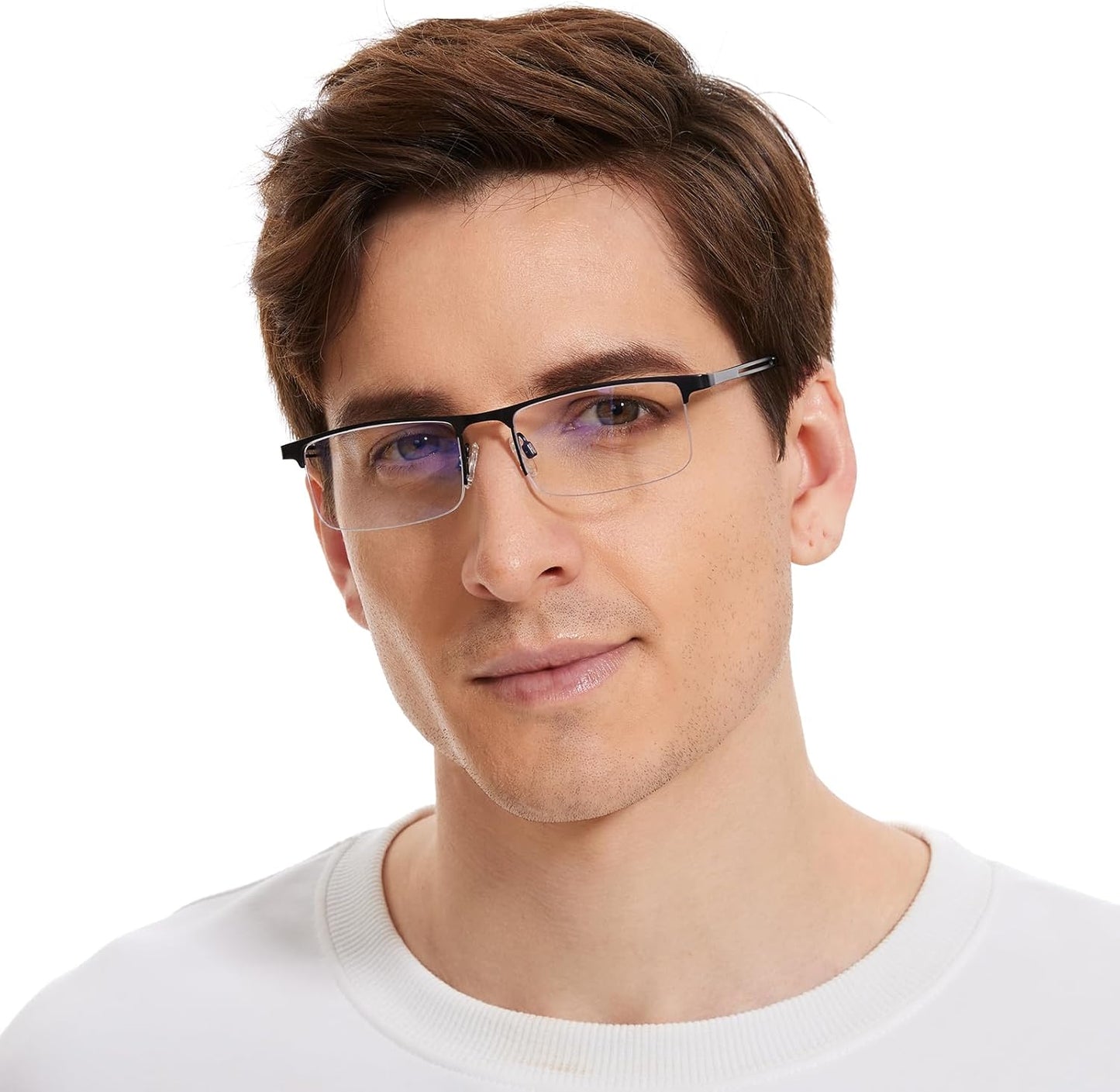 DJOLENSA 3‑Pack Light Blocking Reading Glasses for Men and Women