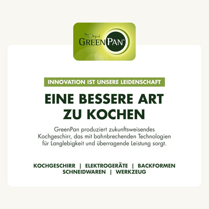 GreenPan Rio 10" Turquoise Ceramic Nonstick Skillet – PFAS-Free, Dishwasher Safe