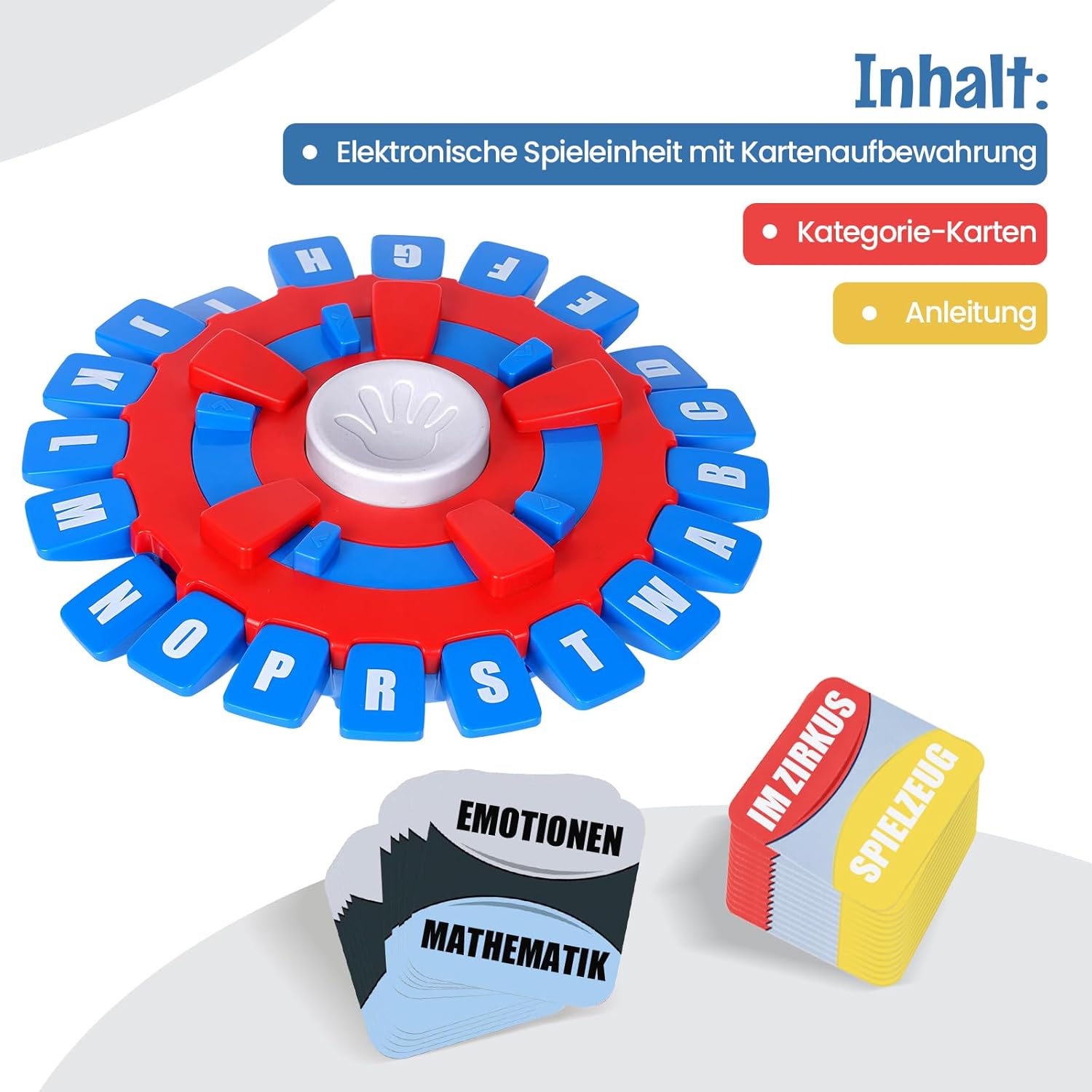 Esley Rasend German Press Word Game: Timed Family Fun Challenge for All Ages