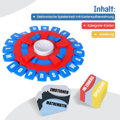 Esley Rasend German Press Word Game: Timed Family Fun Challenge for All Ages