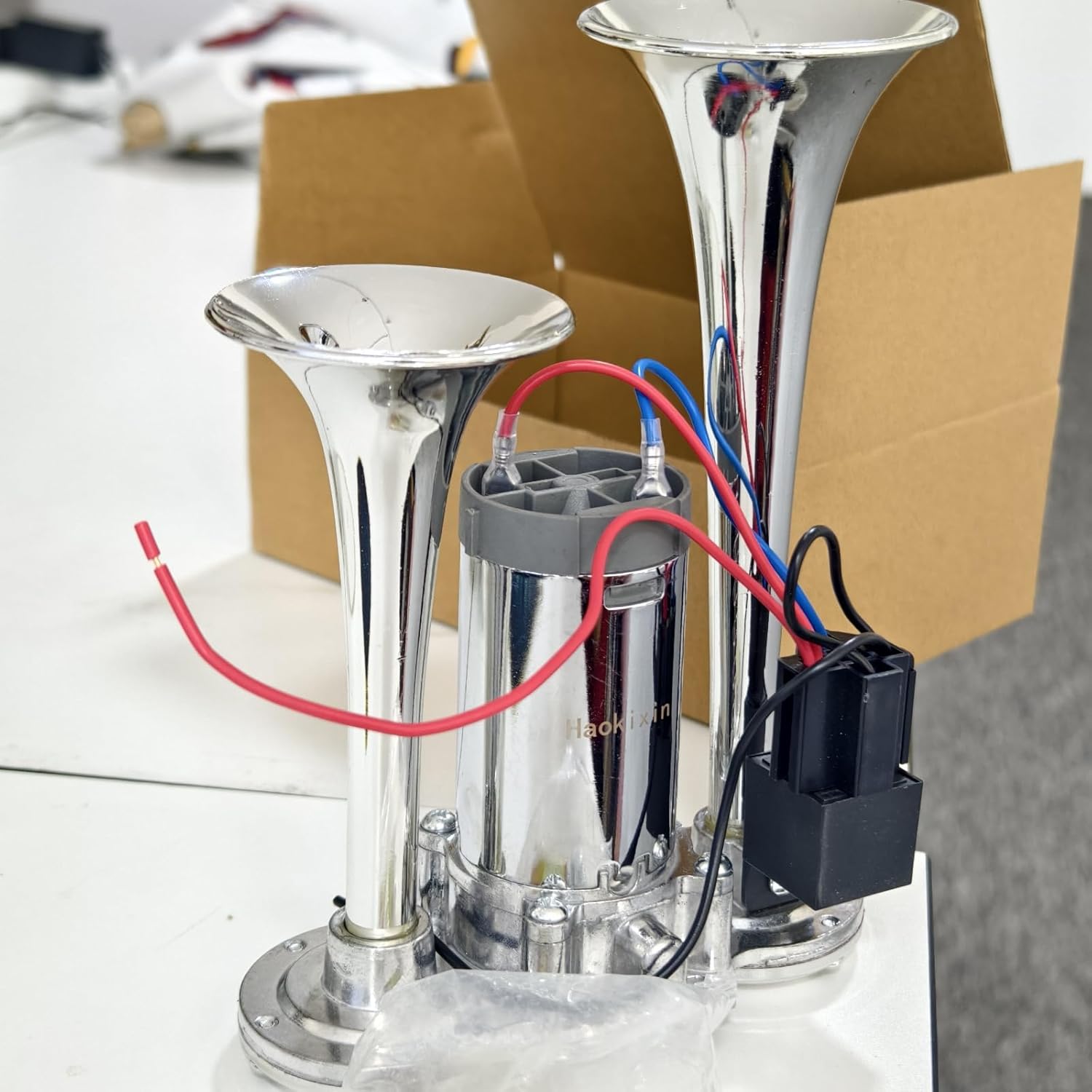 600DB Super Loud Dual Electric Train Horn for Trucks