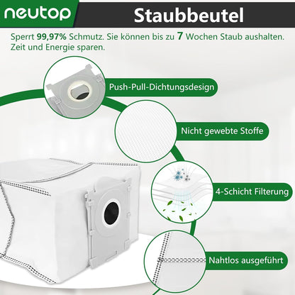 neutop Vacuum Cleaner Accessories for ECOVACS Deebot T30C 18 Pcs