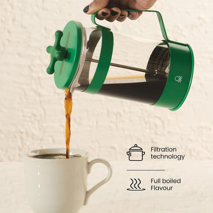 United Colors of Benetton Rainbow French Press 6 Cups 600ml Matt Green