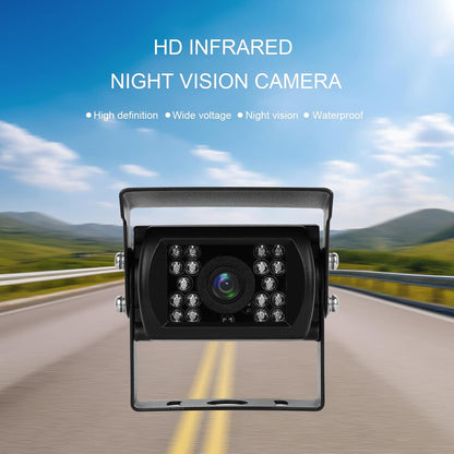 CAMECHO Vehicle Backup Camera with IR Night Vision for Bus Truck RV