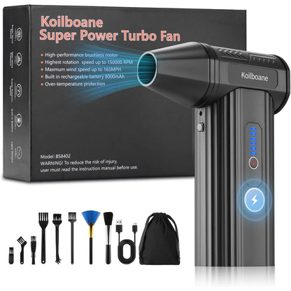 Koilboane Brushless Cordless Air Duster 8000mAh Portable Blower