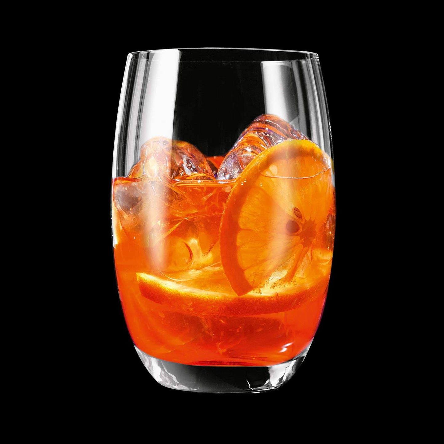 KROSNO 360ml Large Crystal Water & Juice Tumbler Set