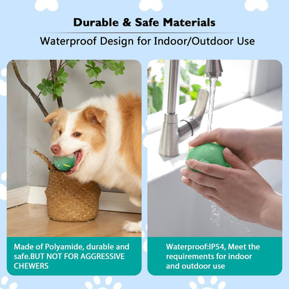 OULUXYLS M04 Interactive Dog Ball Toy Motion Activated Automatic Moving Green