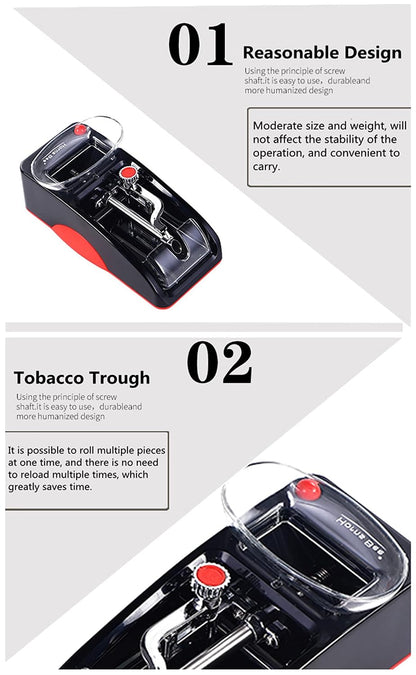 Hyzone Automatic Electric Cigarette Making Machine Small Household Red
