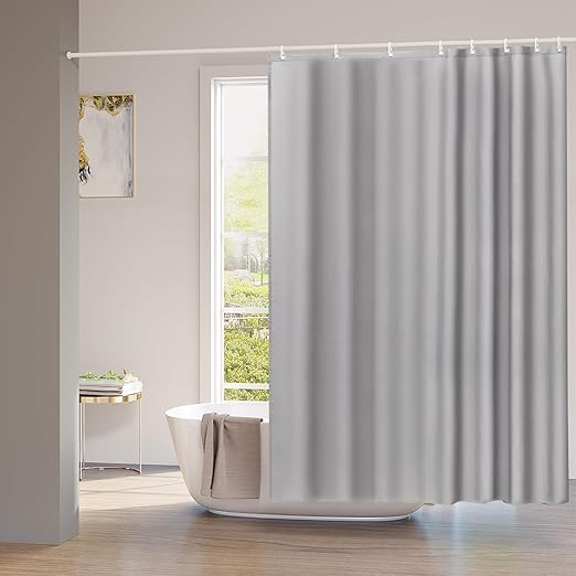 WOLTU Polyester Shower Curtain with Weighted Hem - 200 x 240 cm