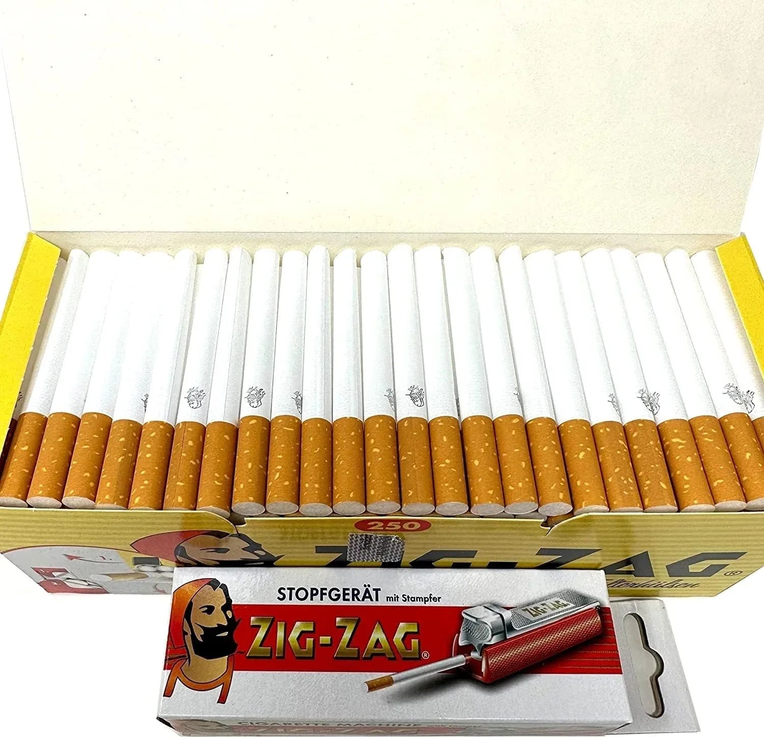 Zig‑Zag Empty Cigarette Tubes and Filling Machine Starter Set - Gomix Brands Outlet