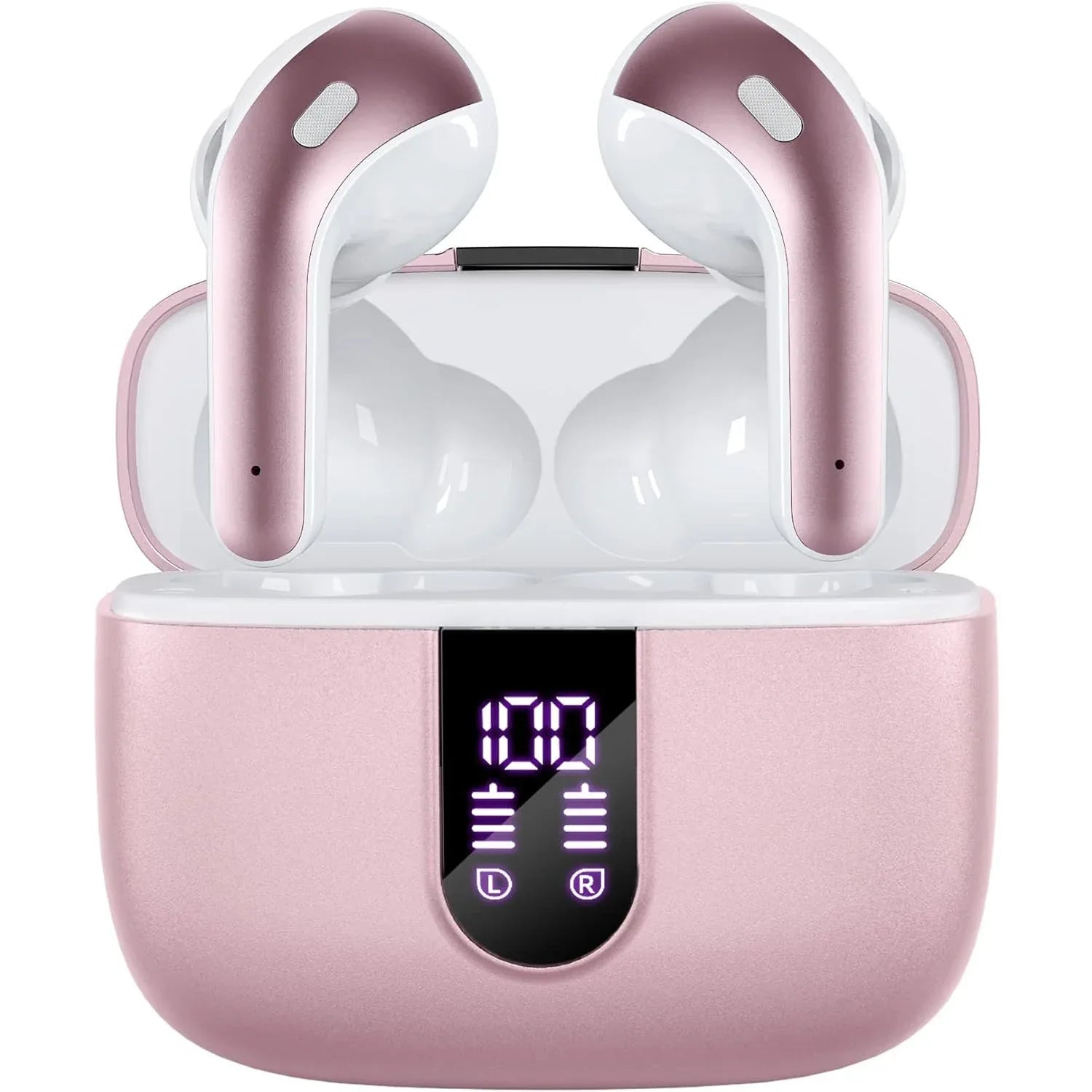 TAGRY X08 Bluetooth Wireless Earbuds with 60H Playtime LED Display - Gomix Brands Outlet
