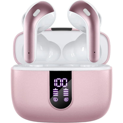 TAGRY X08 Bluetooth Wireless Earbuds with 60H Playtime LED Display - Gomix Brands Outlet