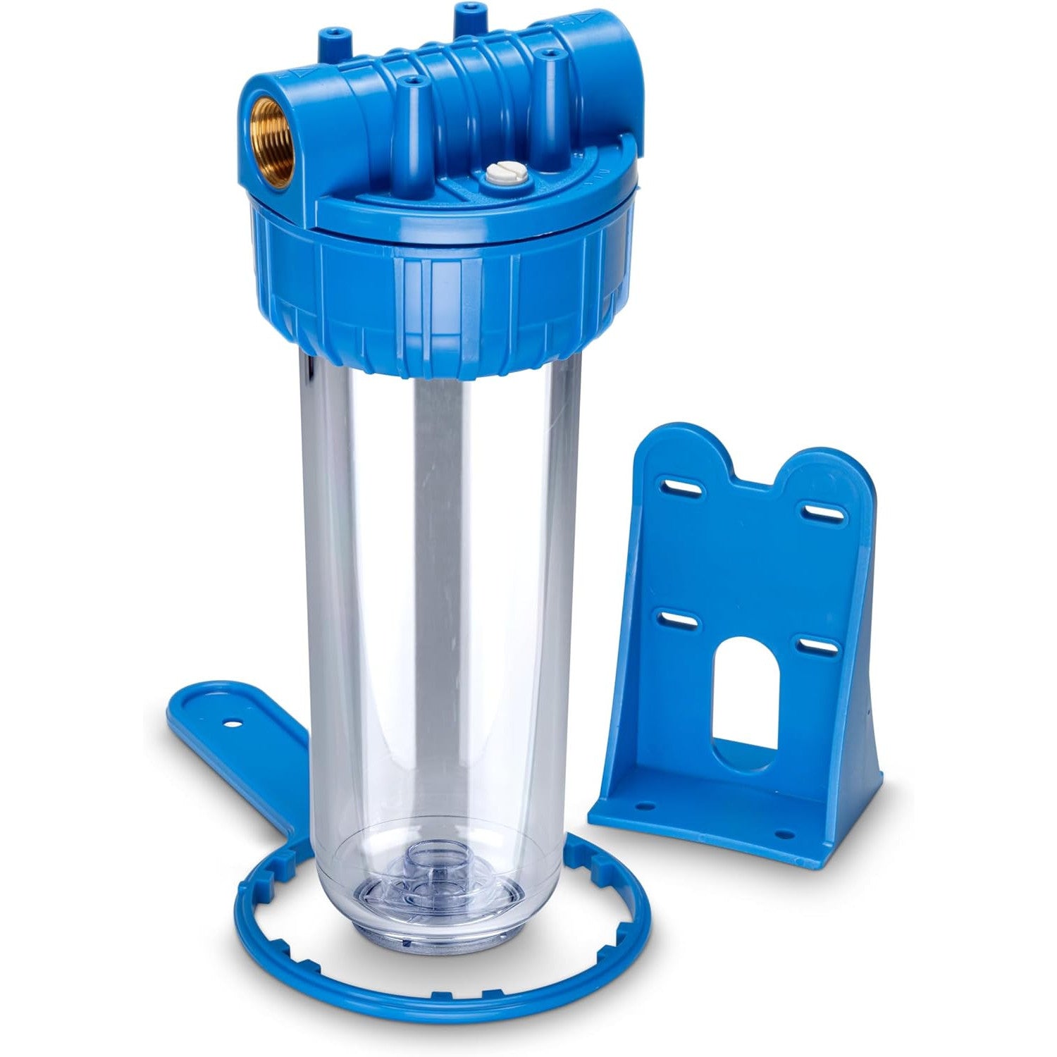 WK 10‑Inch Filter Container with Wall Bracket and Key