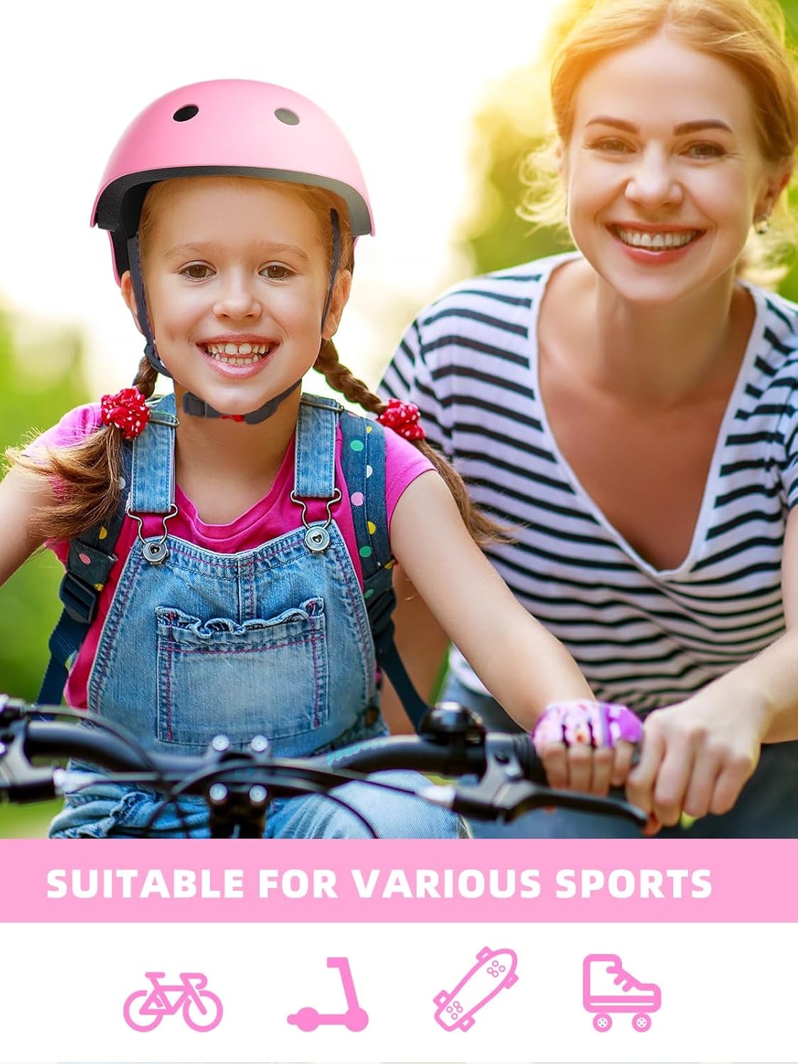 XJD Adjustable Lightweight Toddler Kids Bike Helmet, Cycling Safety Gear Ages 1-5