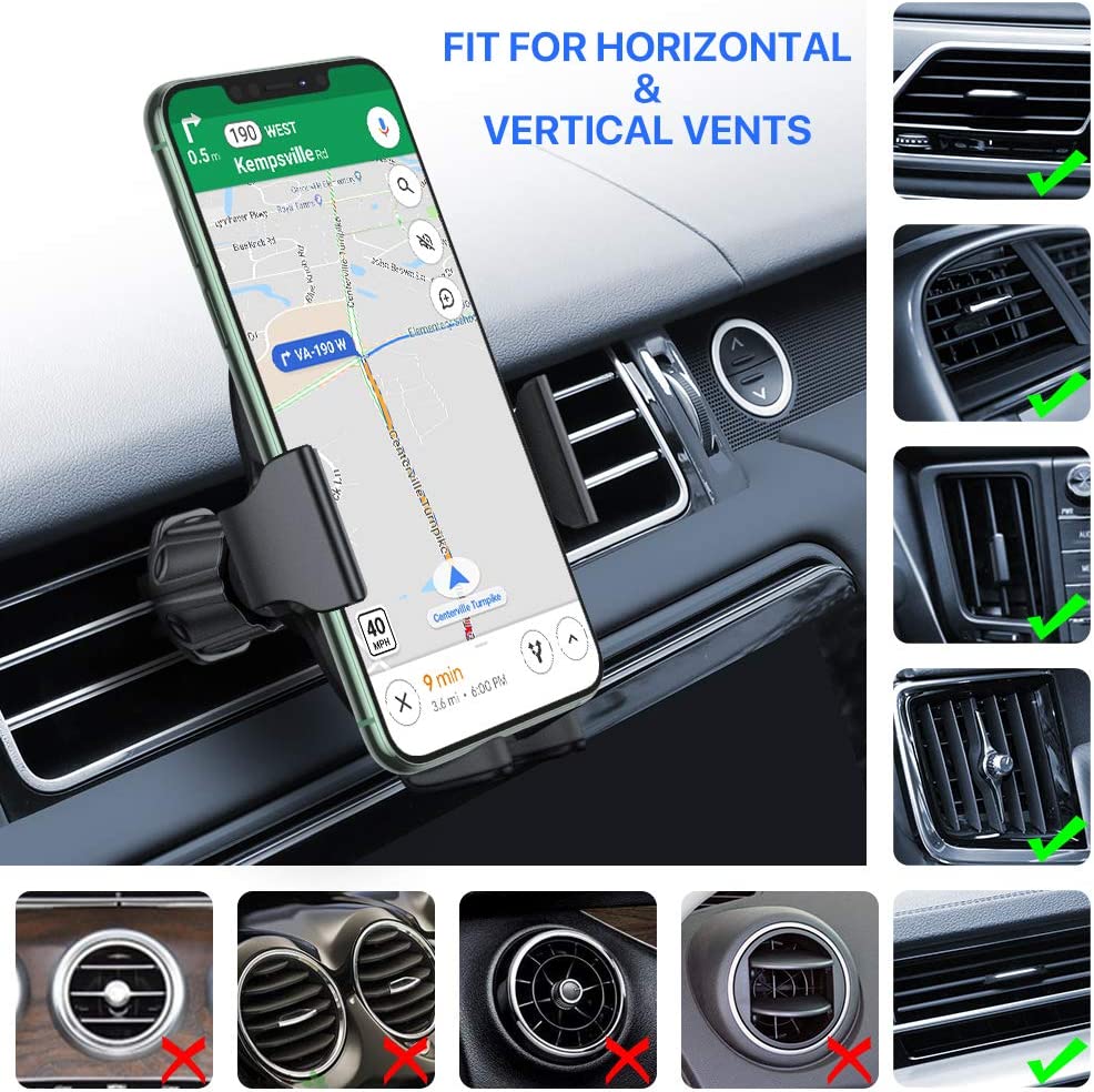 Miracase Car Phone Mount, Universal Air Vent Holder