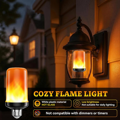 hyrion QHFN4 Flickering LED Flame Light Bulbs