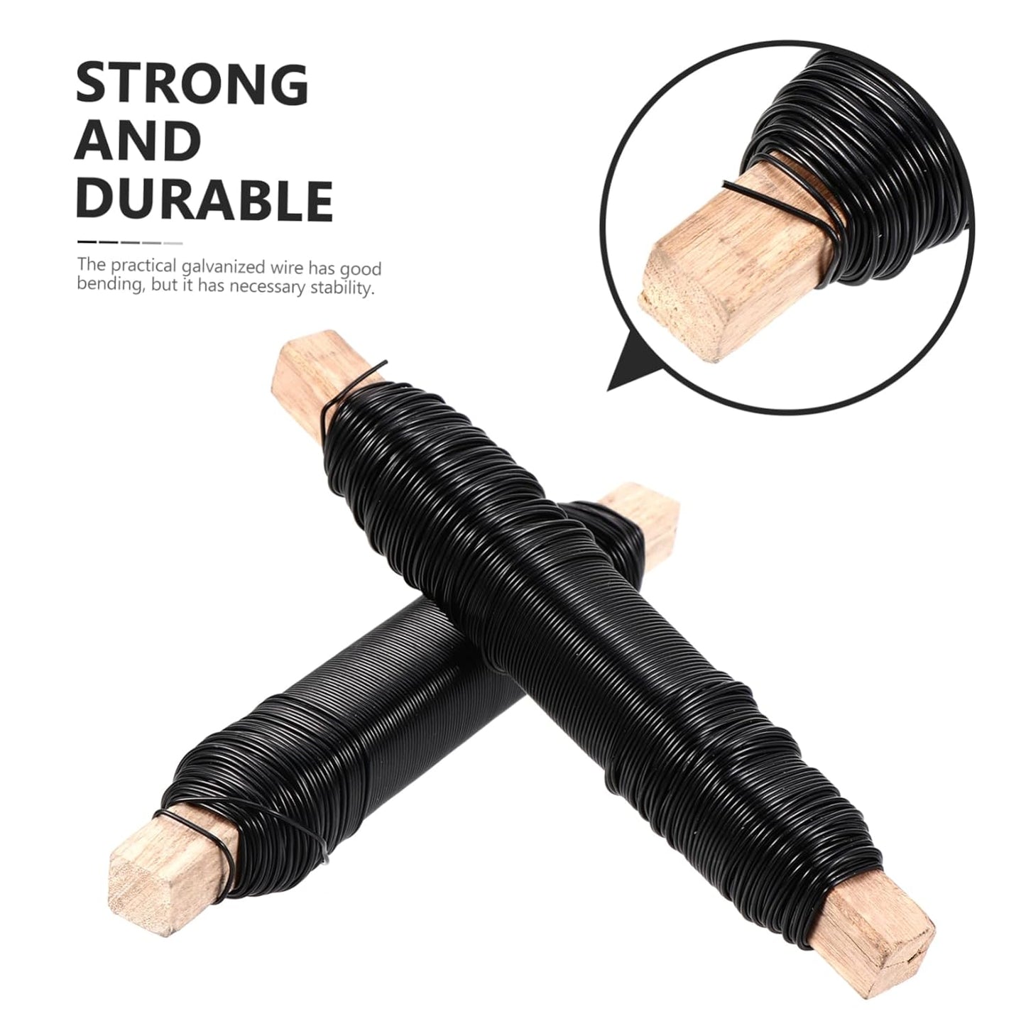 BESPORTBLE 3-Piece Floral Iron Wire Set for DIY Bouquets