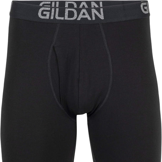 Gildan Men's Cotton Stretch Long Leg Boxer Brief Pack