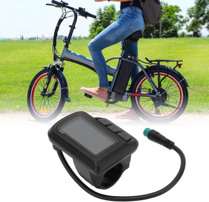 VGEBY EN06 Electric Bike LCD Display USB Handlebar Mount Speedometer for Scooter