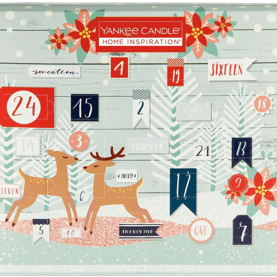 Yankee Candle Home Inspiration Advent Calendar with 24 Scented Tealights