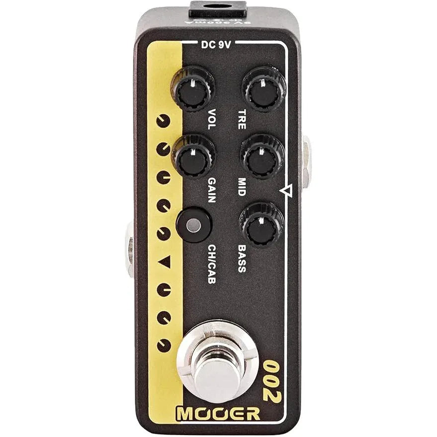 Black Mooer Micro PreAMP 002 UK Gold 900 Guitar Pedal - Gomix Brands Outlet