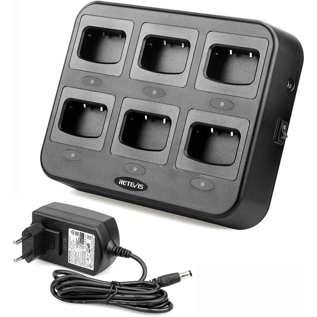 Retevis RTC777 Six‑Way Charger for Retevis H777 & Baofeng 888S - Gomix Brands Outlet