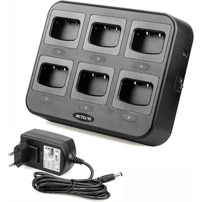 Retevis RTC777 Six‑Way Charger for Retevis H777 & Baofeng 888S - Gomix Brands Outlet