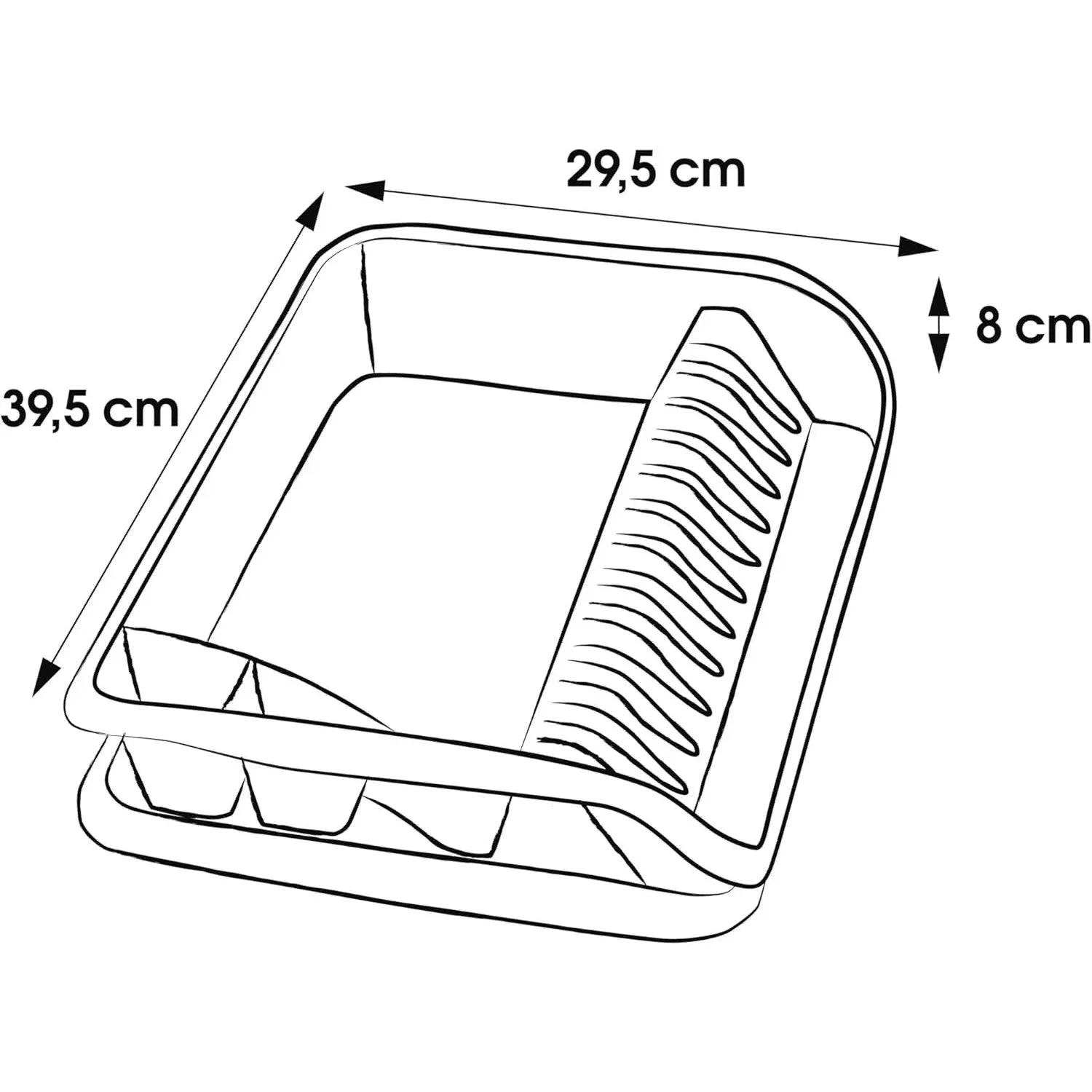 keeeper Small Transparent Plastic Dish Drainer with Removable Drip Tray - Gomix Brands Outlet