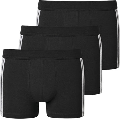 Schiesser Men's Organic Cotton Softbund Boxer Shorts with Elastic Waist
