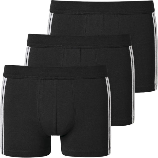 Schiesser Men's Organic Cotton Softbund Boxer Shorts with Elastic Waist