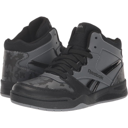 Reebok Boys BB4500 Court Sneaker Pure Grey Kids Athletic Shoe