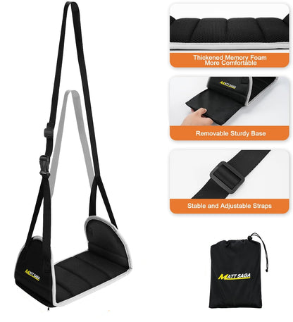 Adjustable Airplane Foot Rest Memory Foam Travel Hammock