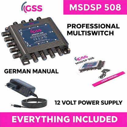 GSS MSDSP 508 5/8 Satellite Multiswitch