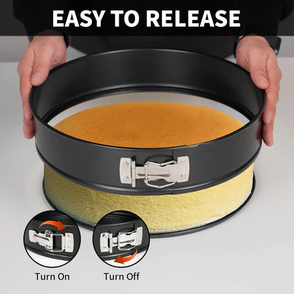 UWILLION Nonstick Carbon Steel Round Springform Cake Pan - Gomix Brands Outlet