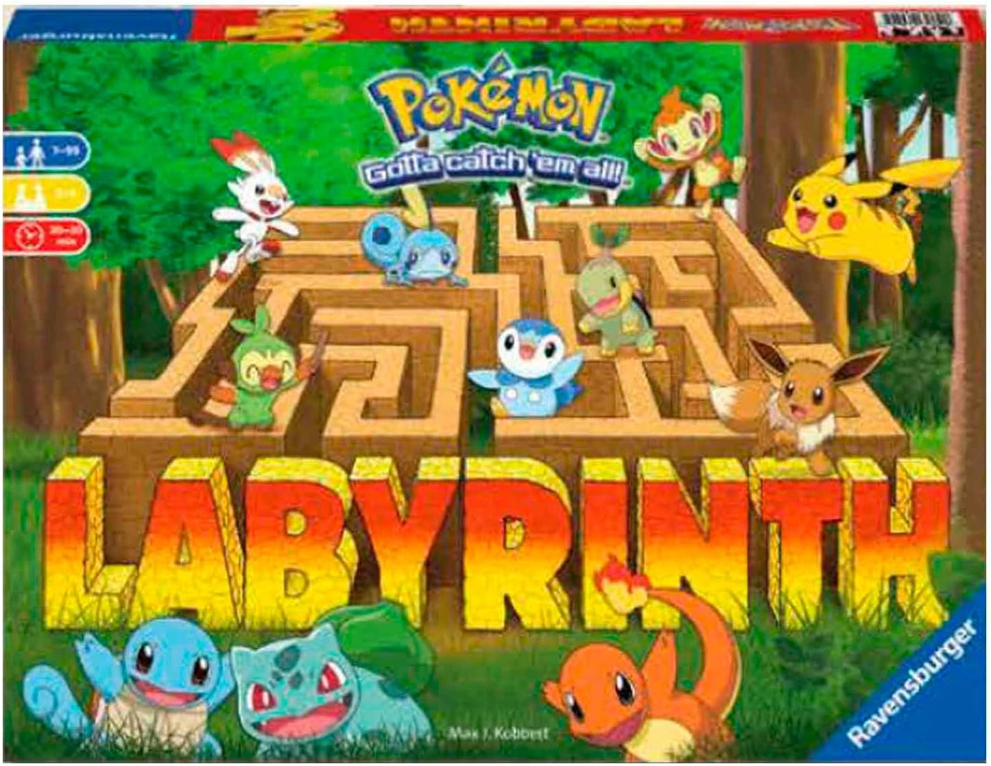 Ravensburger Pokémon Labyrinth Board Game – Family Strategy Fun