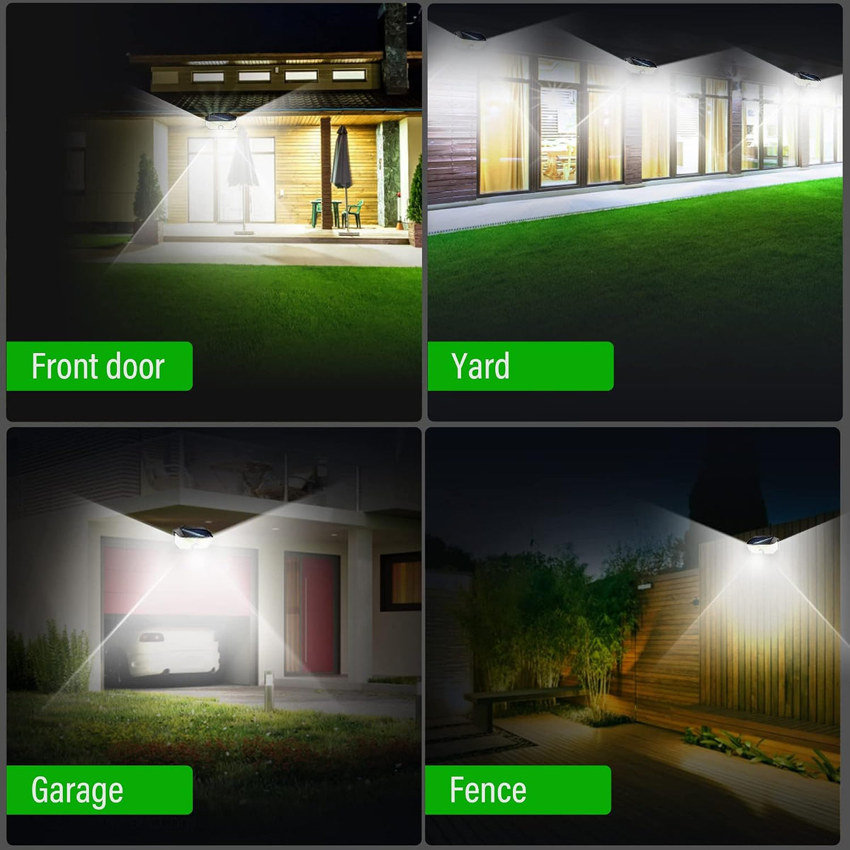 Otdair 310 Solar Motion LED Wall Lights IP65 2 Pcs
