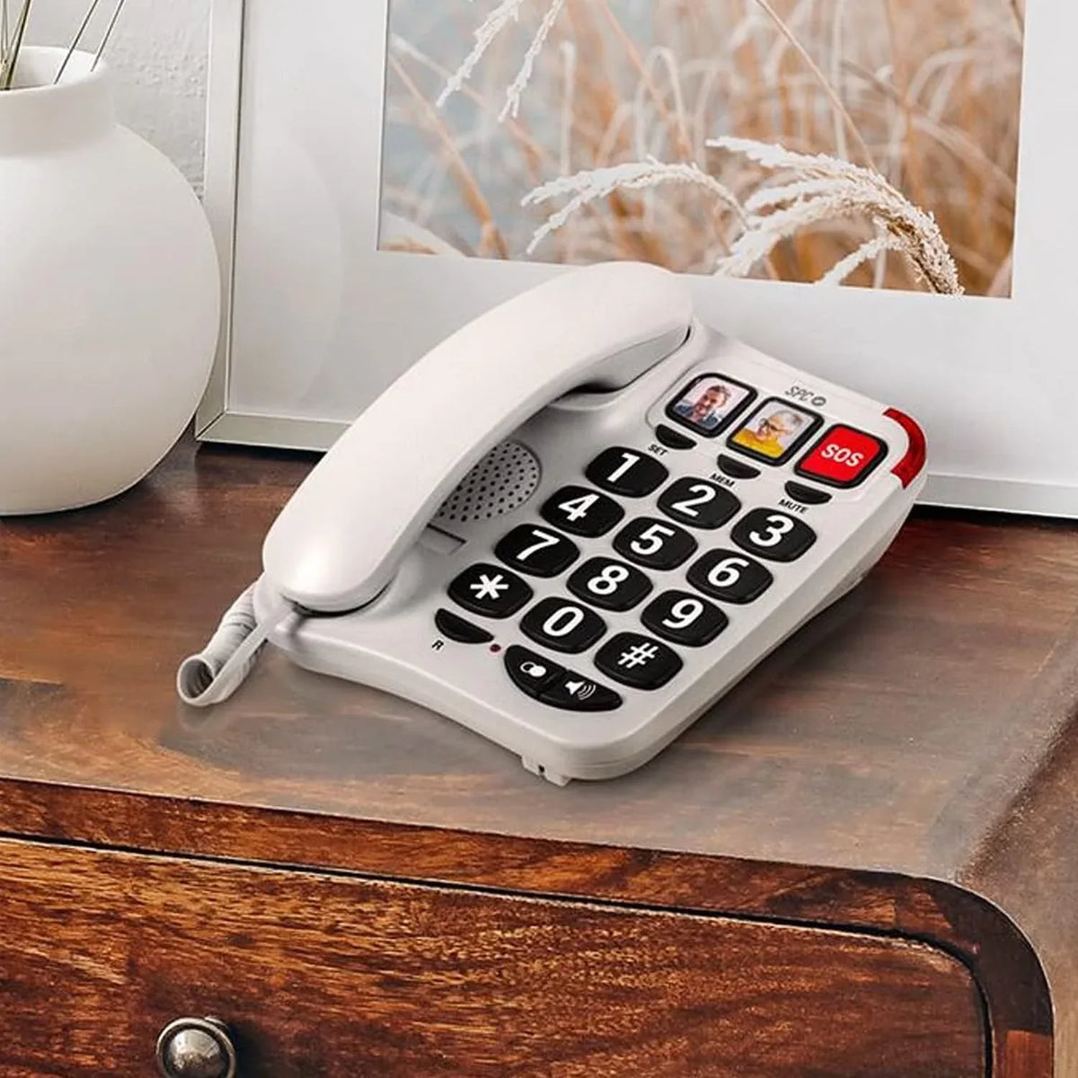 SPC Comfort Numbers 2 Telephone – Large Keys, Photo Speed Dial - Gomix Brands Outlet