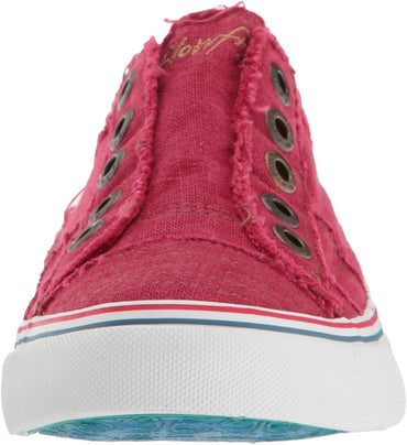 Blowfish Malibu Play Women's Red Casual Sneaker with Comfortable Fit