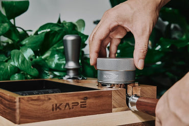 IKAPE 49mm Silver Gravity Adaptive Espresso Coffee Spreader