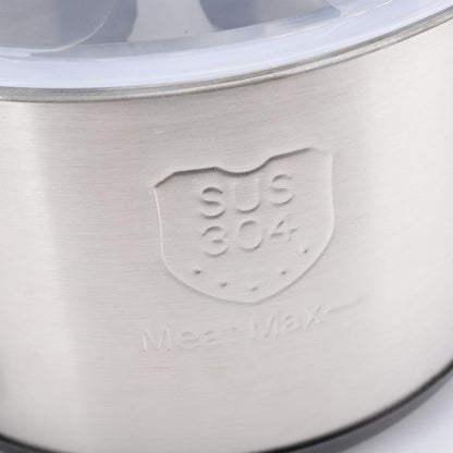5L Stainless Steel Food Processor with 500W Copper Motor