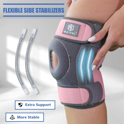 MAYKI Adjustable Breathable Knee Brace with Patella Gel Pad for Women - Gomix Brands Outlet