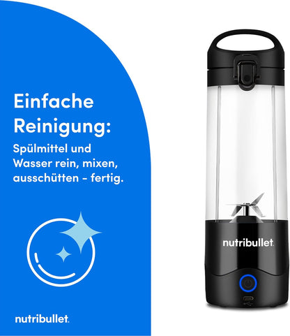 NutriBullet NBP003B Portable Mini Blender 475ml
