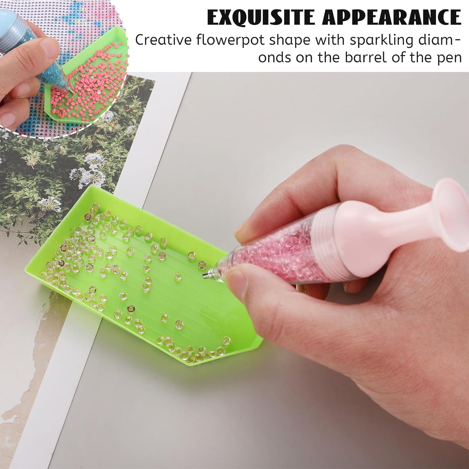 YELYTR 3-Pack Refillable Vase Pen for Diamond Painting