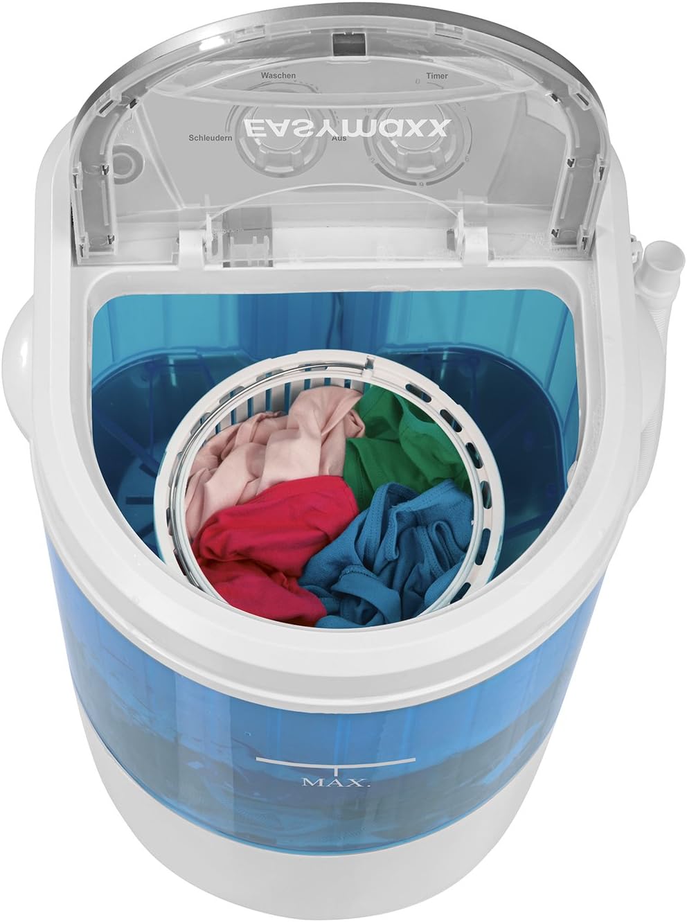 EASYmaxx Mini Portable Washing Machine 3kg Capacity for Camping
