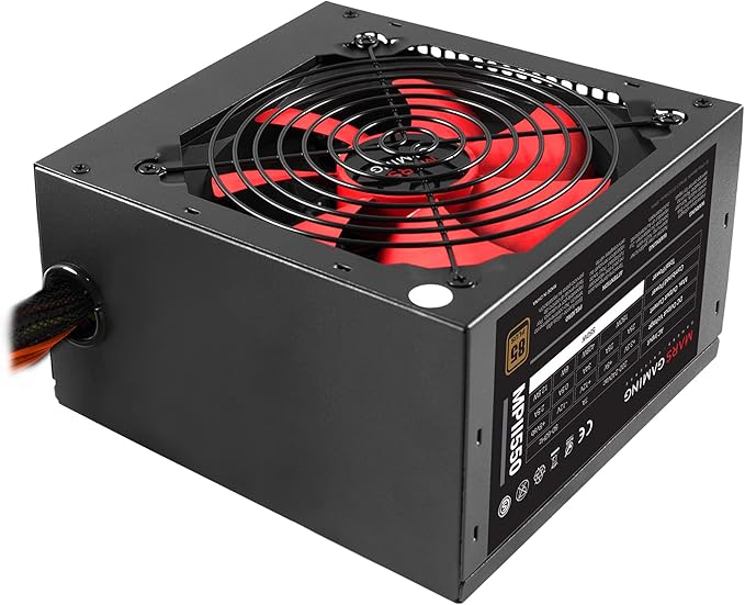 Mars Gaming MPII550 550W ATX Power Supply – 85+ Efficient Fan