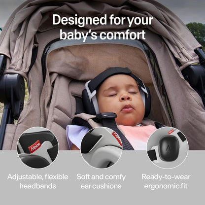 Alpine Muffy Baby Adjustable Earmuffs with 24dB Noise Reduction