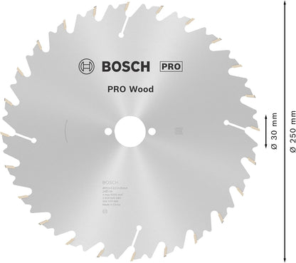 Bosch PRO Wood Circular Saw Blade: Precision Cutting for Softwood & Hardwood
