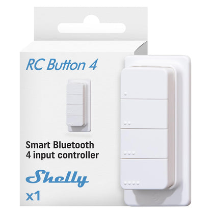 Shelly BLU RC Button 4 Bluetooth Smart Remote Switch