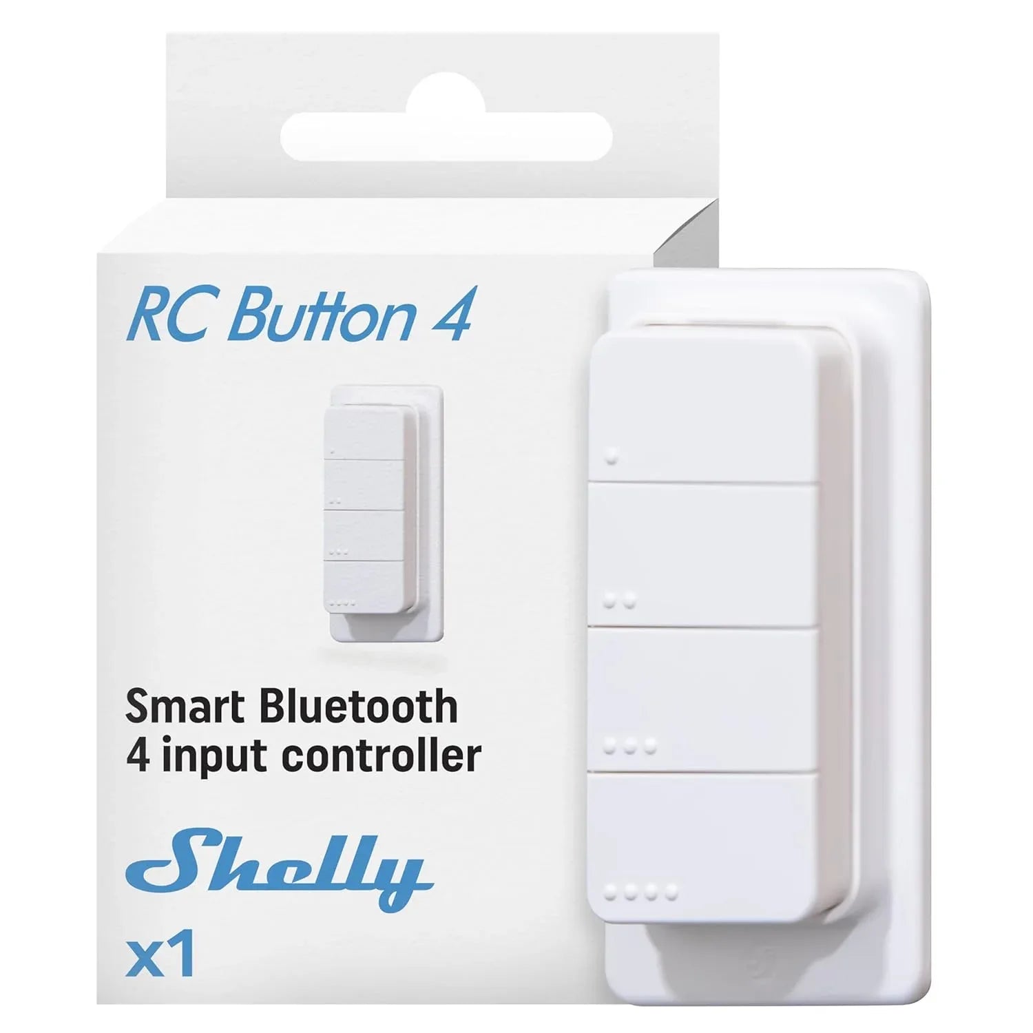Shelly BLU RC Button 4 Bluetooth Remote Switch with Multi-Click - Gomix Brands Outlet