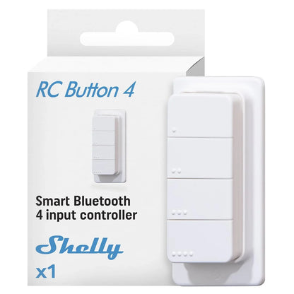 Shelly BLU RC Button 4 Bluetooth Remote Switch with Multi-Click - Gomix Brands Outlet